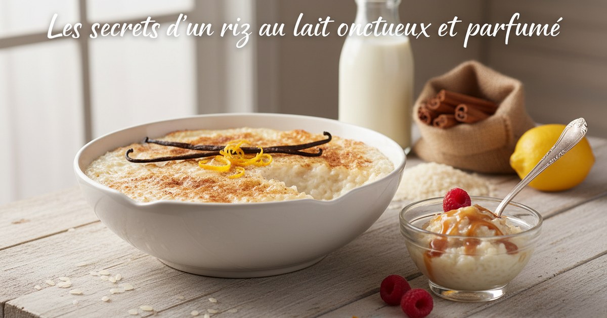 Les secrets d’un riz au lait onctueux et parfumé